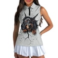thumbnail image 3 of Whosucclay Dog Break Womens Sleeveless Golf Shirt for Ladies, Casual Relaxed Comfort Womens Golf Shirt for Outdoor Hiking Sports Tennis, 3 of 7