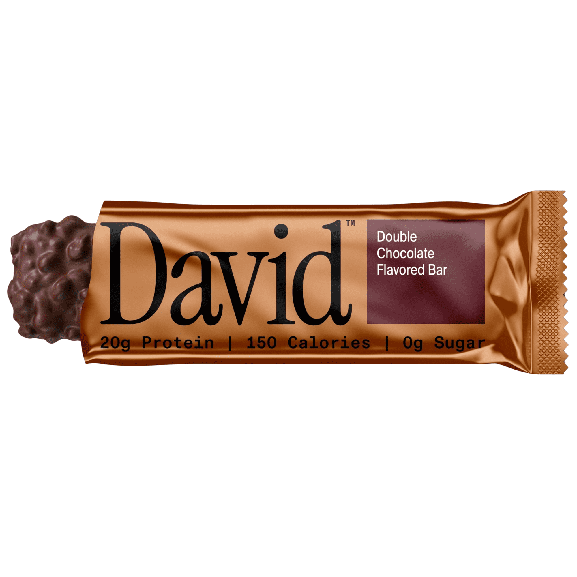 David Bronze High Protein Bars, Double Chocolate Crunch, 20g Protein, 12 Count