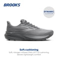 thumbnail image 2 of Zapatillas de Running Neutras Brooks Ghost 17 para Hombre Gris Talla 11.5 M, 2 of 6