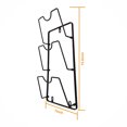 thumbnail image 3 of 3-Tier Pot Lid Storage Rack, Pots and Pans Storage Rack, No Drilling Adhesive Wall, for Kitchen Organization and Storage, Black, 3 of 7