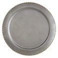 thumbnail image 5 of Fennco Styles Dot Rim Metal Charger Plates 13" Round, Set of 4 â€“ Silver Table Chargers for Banquets, Family Dinners, Special Events and Everyday Home DÃ©cor, 5 of 5