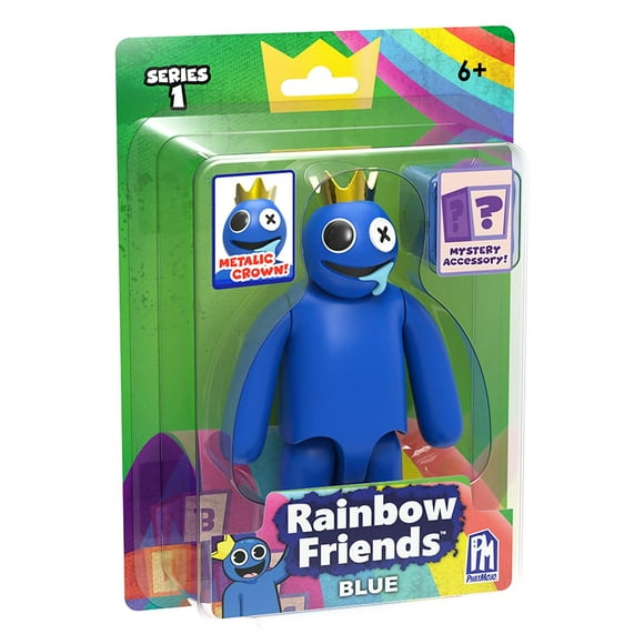 Rainbow Friends - Figura de acción azul (Figura posible de 5" de alto Serie 1)