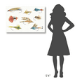 thumbnail image 4 of Global Gallery's 'Gone Fishin I' By Elyse DeNeige Stretched Canvas Wall Art, 4 of 4