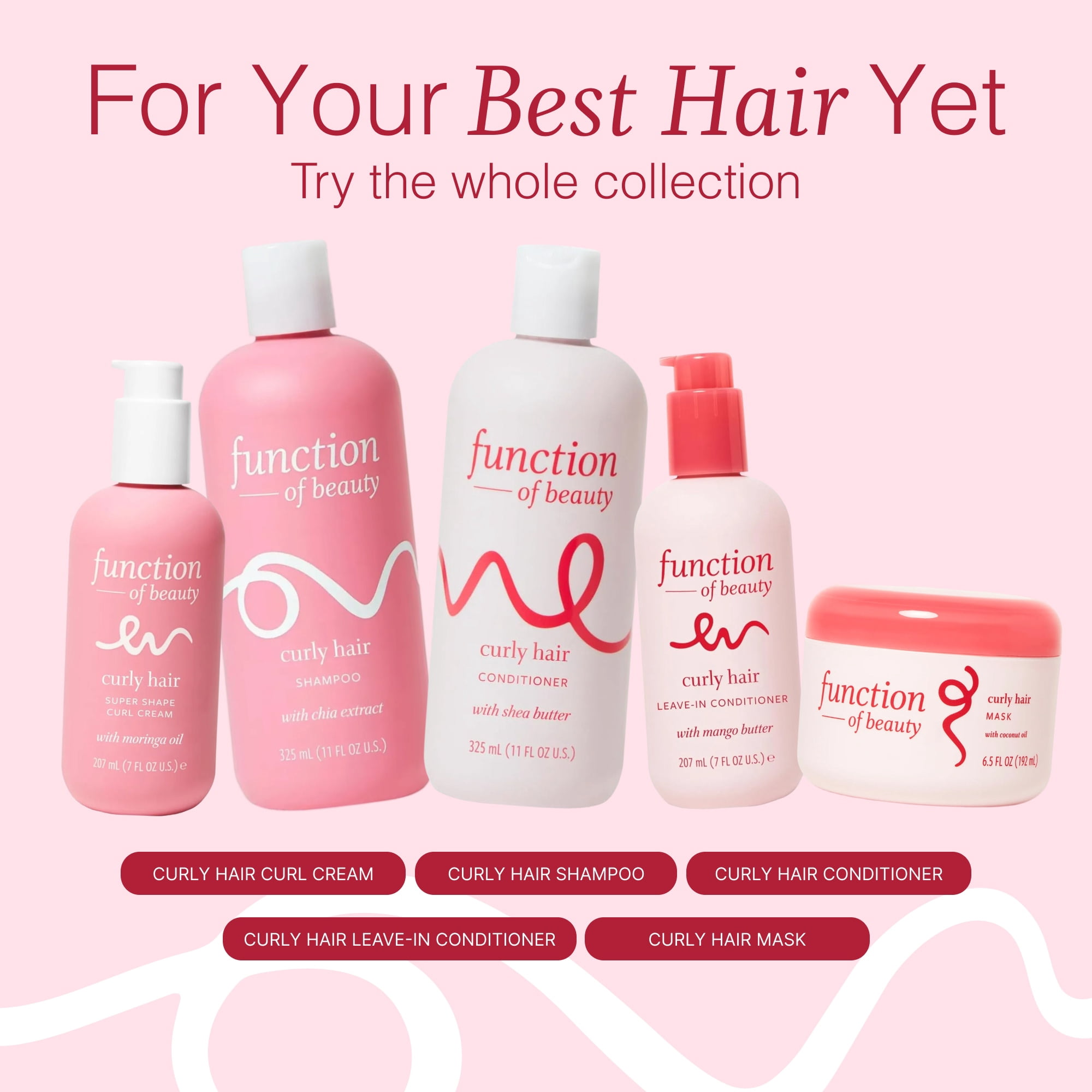 Function of Beauty Super Shape Curl Cream for Curly Hair, 7 fl oz