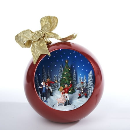 10 animated and musical nutcracker ballet scene christmas ball decoration - Animated Christmas Scene Decorations 10 animated and musical nutcracker ballet scene christmas ball decoration - Animated Christmas Scene Decorations