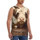 thumbnail image 2 of Balery Butterfly Cow Barrel Camisetas sin mangas para hombre, absorbe la humedad y protege contra el mal olor.-XX-Large, 2 of 7