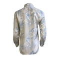 thumbnail image 3 of EQUIPMENT Femme Women's Leema Silk Blend Shirt, Gris Sables Mul, XS, 3 of 3