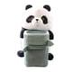 thumbnail image 5 of Funda de tejido de felpa suave para coche, accesorio para bolsa de basura, multifuncional. panda, 5 of 9