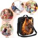 thumbnail image 5 of Fotbe Gold Flame Pattern Wolf Lonchera Bolsa de Almuerzo para Hombres y Mujeres, Lonchera de Gran Capacidad, Bolsa de Almuerzo Reutilizable, Bolsa Térmica Aislante, 5 of 7