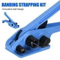 thumbnail image 3 of Mulaxen 2000Ft Heavy Duty Packaging Banding Strapping Kit , Packaging Banding Strapping Kit Tensioning Tool Tensioner & Sealer ,banding strapping kit, 3 of 5