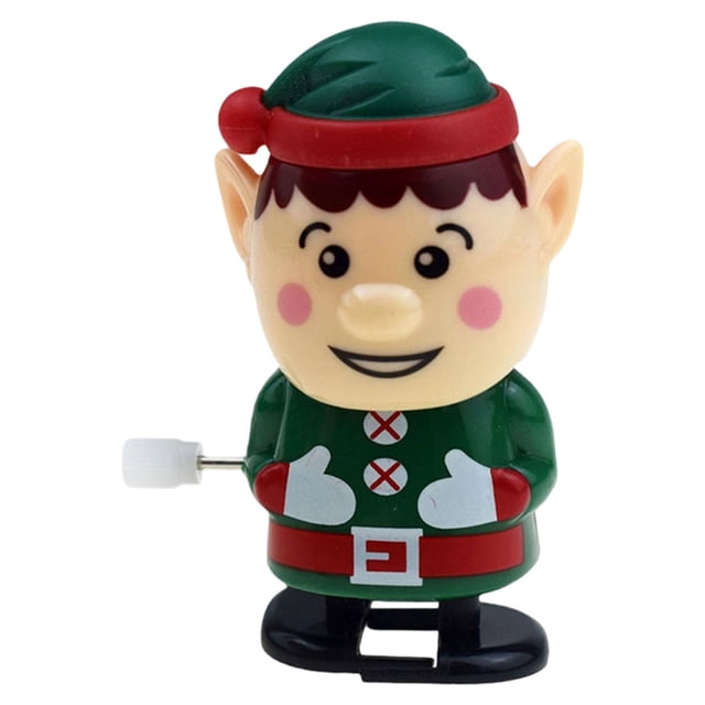 Figurine Jouet à Remonter avec Tête et Intérieur Extérieur pour Enfants 3+ Matériau ABS Idée Classique de Fête à la Maison