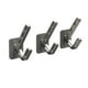 thumbnail image 3 of Xihbxyly Paquete de 3 Ganchos de Pared para Ropa (En Liquidación) - Perchas Adhesivas Sin Taladro para Puertas, Dormitorios y Armarios - Ganchos de Plástico Resistentes En Negro, Blanco y Gris - 10 X, 3 of 7