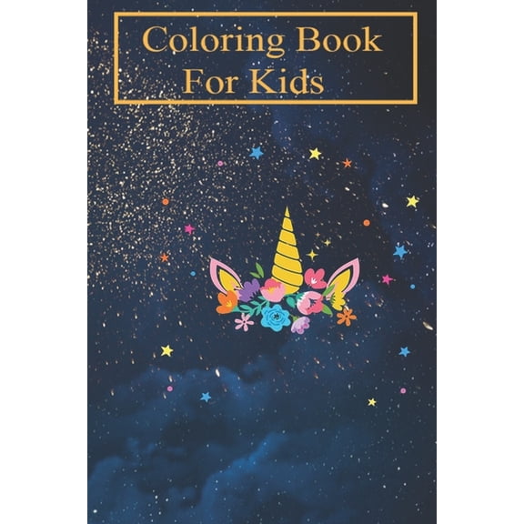 Coloring Book For Kids : Unicorn Star Gift Motif For Kids Aged 4-8 - Fun with Colors and Animals! (Kids coloring book) (Paperback)