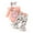Red, variant on Xmyrz Baby Girl Outfits Pants Set Flare Pants Long Sleeve Lightweight Dairy Cow Clothes Sets Clothing Suits