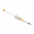 Left Handed Pen,1ML Glamorous Pearl Studded Ballpoint Pens Craft Your