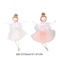 thumbnail image 2 of Toystoory Muñeco de árbol de Navidad, colgante para decoración de habitación, diseño de escena de tamaño pequeño, muñecas bailarinas de Navidad, Kits de decoración para fiestas Rosado Toystoory HA070272-02, 2 of 6