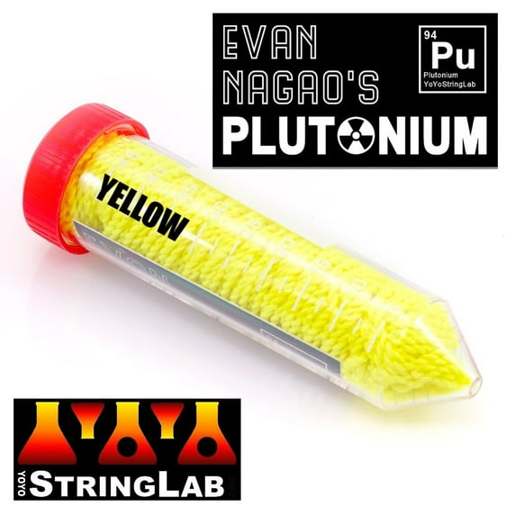 YoYo String Lab - Plutonium Yo-Yo String - Evan Nagao Collaboration - 10 Pk (Yellow)