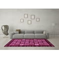 thumbnail image 3 of Ahgly Company Indoor Rectangle Abstract Pink Modern Area Rugs, 7' x 10', 3 of 4