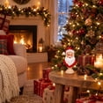 thumbnail image 7 of Tovaris Red Winking Santa Claus Bust, Christmas Desktop Resin Figurine, Santa Tabletop Ornament, Holiday Home Office Mantel Decor, Xmas Party Decoration, 7 of 7