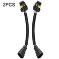 thumbnail image 2 of Wiring Connector,2Pcs 9005/9006 Headlight Fog Fog Lamp Wiring Adapter Wiring Connector Modern Innovation, 2 of 8