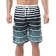 thumbnail image 1 of Bañador para hombre, pantalones cortos de secado rápido, pantalones cortos de baño con rayas coloridas Adepaton HMHZ266-21, 1 of 6