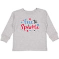 thumbnail image 3 of Inktastic 4th of July Free to Sparkle in Red White and Blue Boys or Girls Long Sleeve Toddler T-Shirt, 3 of 5