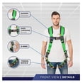 thumbnail image 2 of Full Body Harness with 5 Point Adjustment, Dorsal D-ring, Grommet Legs, Two Side D Rings, and Fall Indicators, 2 of 5