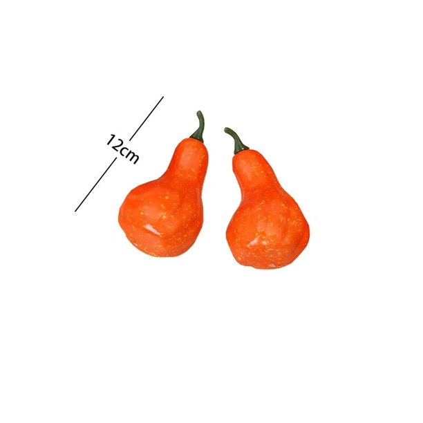 Calabazas falsas artificiales de gran tamaño, hoja de arce, accesorios de calabaza de espuma, decoración de Acción de Gracias para boda y Halloween