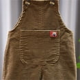 thumbnail image 5 of Tao Tao Baby Boy Overalls Suspender Straps Baby Jumpsuit Romper Toddler Boy Fall Outfits Khaki 2 Years, 5 of 7