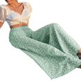 thumbnail image 4 of Pantalon Grand pour Femmes, Floral, Ample, Droit, 4 of 6