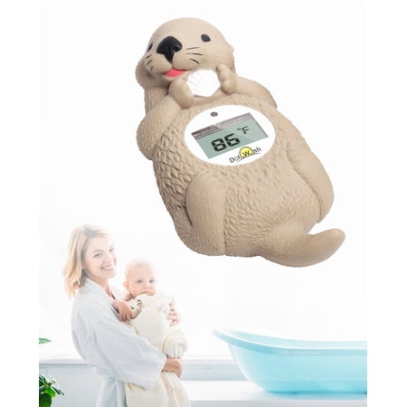 Digital Baby Bath Thermometer for Infants Accurate Otter Bathtub Thermometer BPA Free Baby Bath Temperature Toy - Safe Bathing Essentials for New Moms