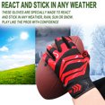 thumbnail image 3 of FINGER TEN Football Receiver Gloves Youth Receiving Gloves Pro 3.0 Durable Breathable Flexible White Red Black Blue Small Large Medium X-Large, 3 of 7