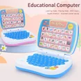 thumbnail image 2 of Juguete portátil pequeño para aprender inglés para niños y niñas. Computadora para aprender el alfabeto, los números, las palabras, la ortografía, las matemáticas y la música., 2 of 6