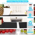 thumbnail image 2 of WochiTV Non-Adhesive Kitchen Shelf & Drawer Liner with Fridge Mat, Black, 11.8 x 157.4 in, 2 of 7