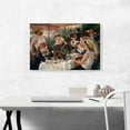 thumbnail image 2 of ARTCANVAS Luncheon of the Boating Party 1881 Canvas Art Print by Pierre-Auguste Renoir - Size: 26" x 18" (1.50" Deep), 2 of 9