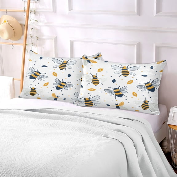 Pillow Case Plush Pillow Cut Bee Case standard size/King size/Queen size Bed Pillow Pillowcases