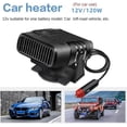 thumbnail image 4 of Calentador de parabrisas portátil para automóvil 2 en 1 de 150 W y 12 V, calentador de parabrisas portátil de calentamiento rápido, 4 of 5
