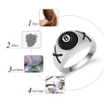 thumbnail image 6 of Cremation Jewelry Billiard Black NO.8 Ball Cremation Urn Ring for Ashes for Women Men Waterproof Locket Rings Memorial Jewelry(with Gift Box), 6 of 8