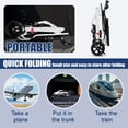 thumbnail image 6 of Yedigre Folding Transport Wheelchair for Adults - Wide Comfort Seat, All-Terrain Tires, Portable & Lightweight, 6 of 9