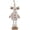 Kakhi Elk Gnome, variant on Adjustable Standing Christmas Gnomes, 60CM Handmade Large Snowman Gnome Stuffed Plush with Retractable Spring Legs, Christmas Decor Ornaments Winter Home Decor (Pointy Hat Snowman Gnome)