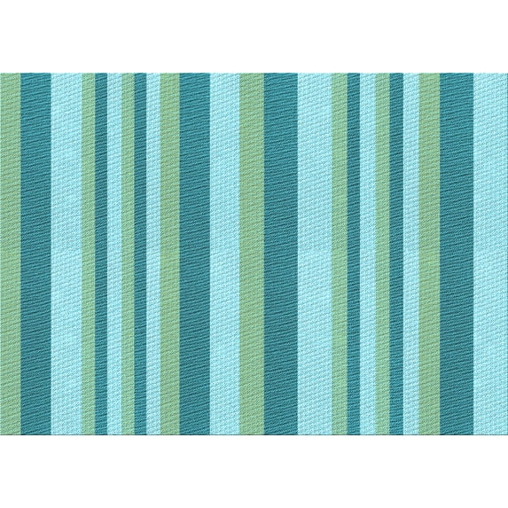 Ahgly Company Indoor Rectangle Patterned Light Sea Green Area Rugs, 4' x 6'