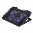 thumbnail image 3 of BotaniNest Laptop Pad With 4 Quiet Fans Adjustable Ergonomic Stand For 14 15.6" Notebooks Slim Portable Computer Cooler For Gaming/, 3 of 6