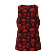 thumbnail image 5 of Gaeub Red Skulls Men's Athletic Tank Top, Workout Sleeveless Shirts, Running Tank Tops for Gym, Running, Training - XX-Large, 5 of 9