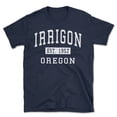 thumbnail image 1 of Irrigon Oregon Classic Established Men's Cotton T-Shirt, 1 of 1