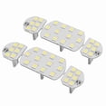 thumbnail image 4 of Bombilla de Techo Interior de Automóvil, Panel de Luz de Mapa de Domo de Automóviles 8000lm de Alto Brillo 6pcs SMD 5050 Enchufe de Iluminación Blanca y Juego para reparación, 4 of 7