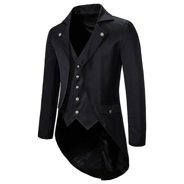 Men's Tailcoat Formal Slim Fit Evening Dinner Party Jacket Swallow