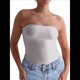 thumbnail image 3 of Top de Tubo Sin Tirantes con Espalda Descubierta y Doble Forro para Mujer, Estilo Y2K, para Salir en Verano de 2025 L, 3 of 8