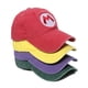 thumbnail image 2 of Gorra de béisbol con visera para hombre y mujer, gorro de lona lavada con protección solar, tocado de dibujos animados, regalos para x-mas, Super Bros, 2 of 4