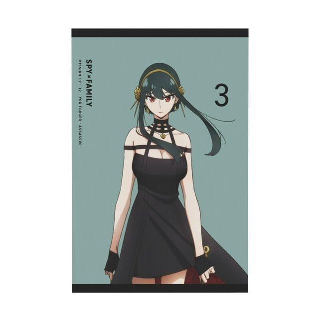Anime Canvas Poster Polyester Multi Size Decorative Poster,Spy X Family Poster Anime Paint Decorative Poster 12.0 X 18.0 In
