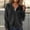 Dark Gray, variant on Women's Cable Knit Hooded Cardigan Zip Up Sweater Jacket with Pockets, Long Sleeve Knit Outerwear for Fall Winter Casual Layering Daily Wear